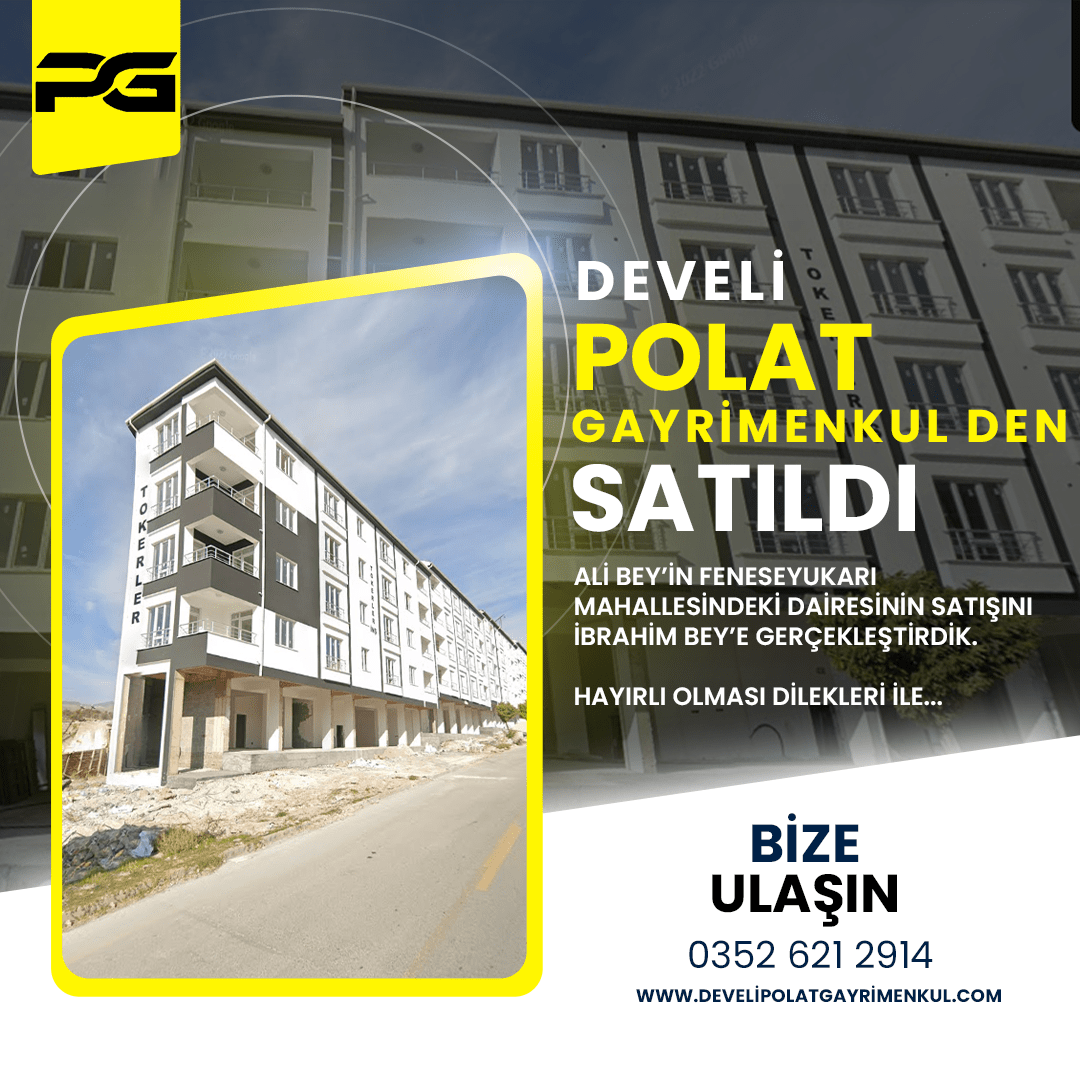 ALİ BEY’İN FENESEYUKARI MAHALLESİNDEKİ DAİRESİNİN SATIŞINI İBRAHİM BEY’E GERÇEKLEŞTİRDİK. İKİ TARAFDA HAYIRLI OLMASI DİLEKLERİ İLE...